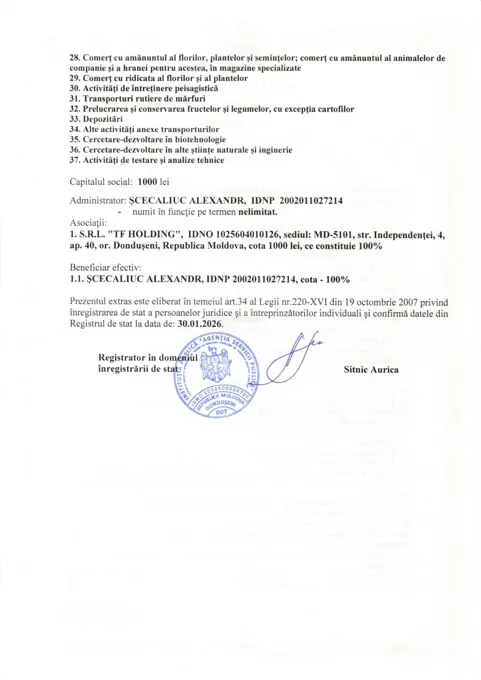 Published organization documents